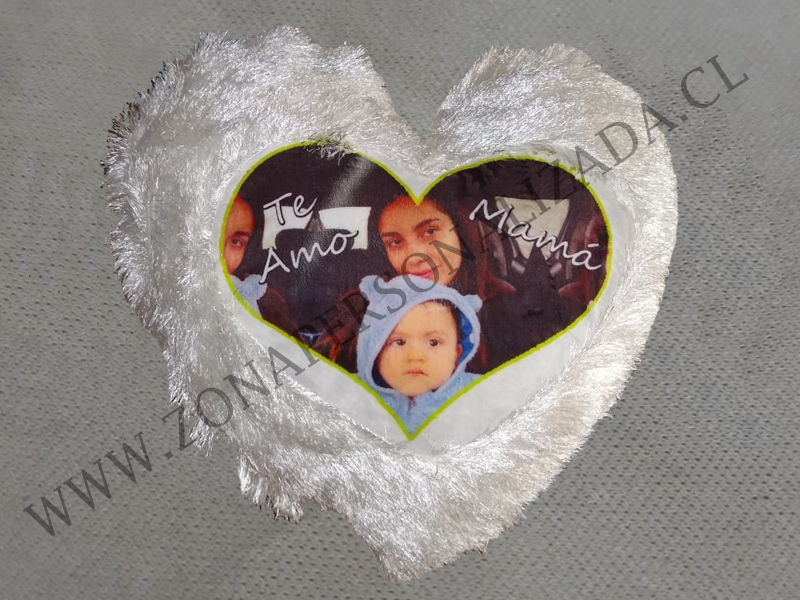 Cojin Blanco Corazon