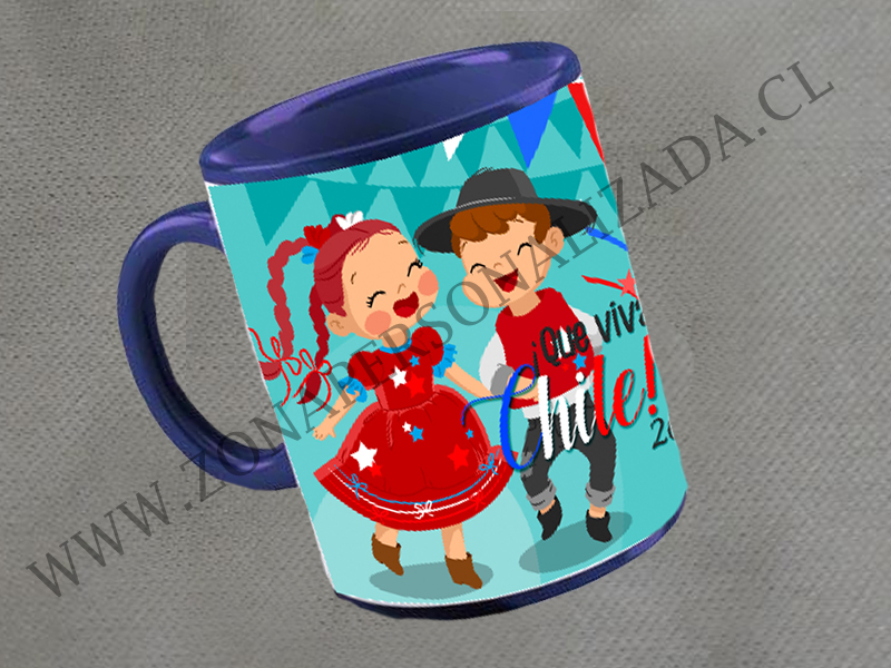 Tazon Full Color Azul