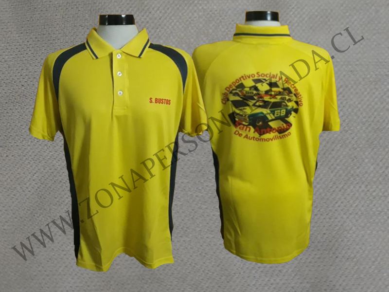 Pique Amarilla Lineas Negras