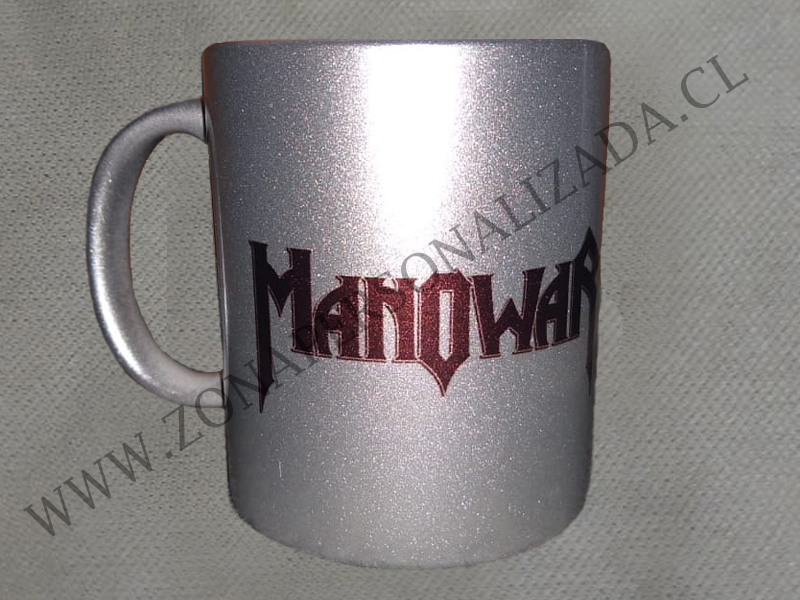 Tazon Metalizado Plateado